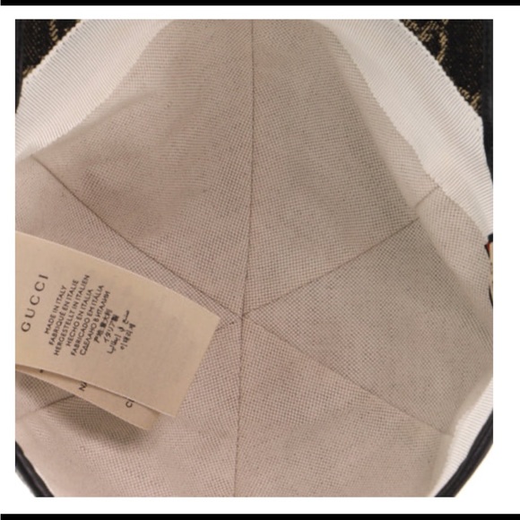 Gucci BASEBALL CAP DENIM WITH LEATHER - Picture 4 of 9